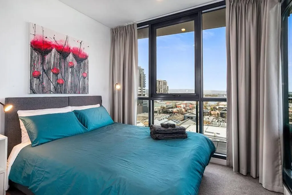 Stunning Views 2Br Luxury Pool Parking Gym Wifi Apartman Adelaide