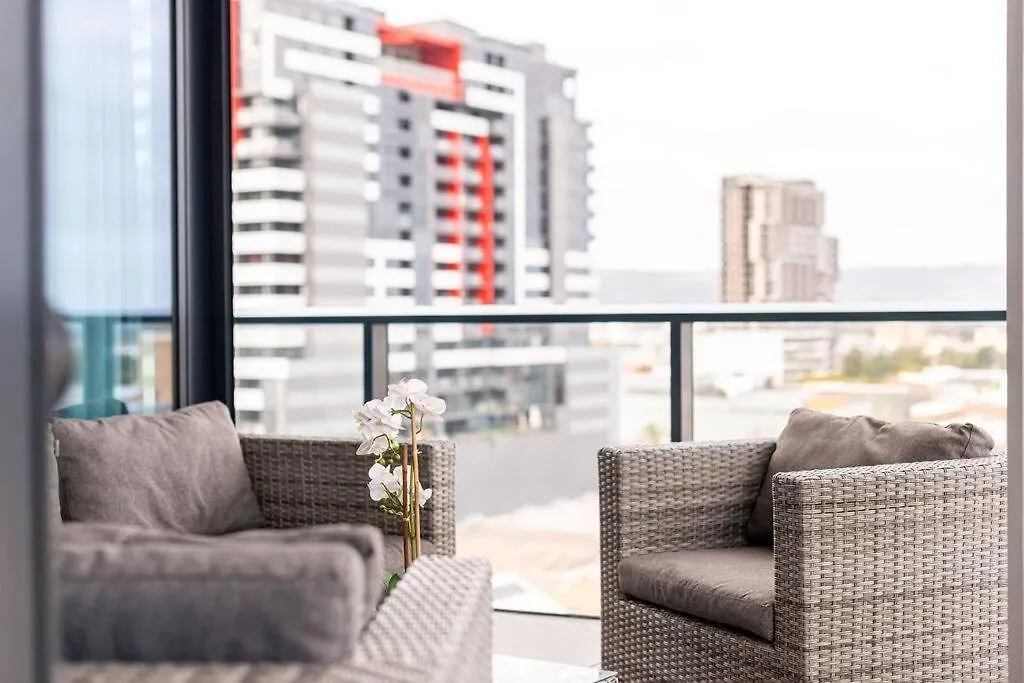 Stunning Views 2Br Luxury Pool Parking Gym Wifi Apartman Adelaide Ausztrália