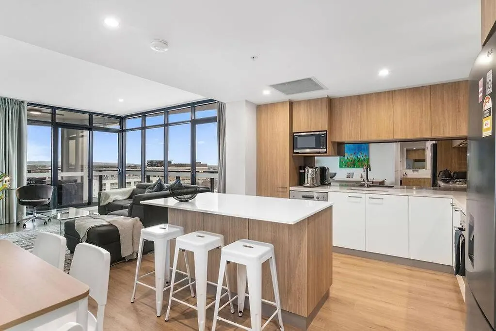 Stunning Views 2Br Luxury Pool Parking Gym Wifi Apartman Adelaide 0*,